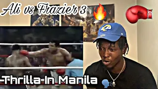 THRILLA IN MANILA! | MUHAMMAD ALI VS JOE FRAIZER 3 HIGHLIGHTS! | REACTION VIDEO