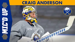 Craig Anderson Mic'd Up At Sabres Practice! | Buffalo Sabres