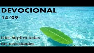 Dios suplirá todas tus necesidades Devocional John Piper solid joys 14/09