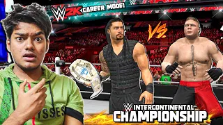 BROCK STOLE MY CHAMPIONSHIP😭 - WWE 2K CAREER MODE #2