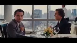 The Wolf of Wall Street hum  humming the money chant song in the restaurant scene