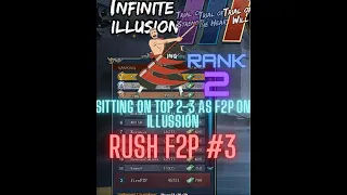 Naruto Online RUSH F2P series #3 - TOP 2 Infinite Illussion as F2P!? & Secret Scroll