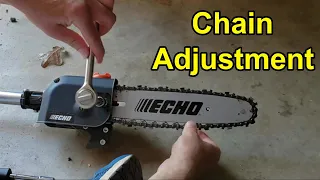 How to Adjust Chain Tension on Echo Pole Saw