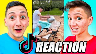 REAZIONE ai TIK TOK più DIVERTENTI di CAP E KAZU!! 😂 Migliori Momenti di TikTok