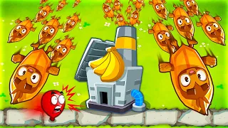 Beating BTD 6 using ONLY BANANA FARMS!