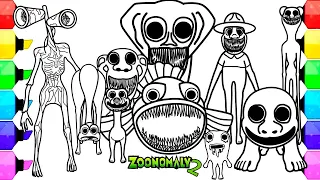 Zoonomaly Coloring Pages New / How to color All Bosses and Monsters from Zoonomaly 2