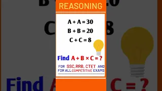 Reasoning Question/for SSC, RRB, CTET/All competitive exam/reasoning shorts/ytshorts#viral#reasoning