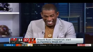 Shannon Sharpe reacts to Jameis Winston benched in 3rd quarte after throwing 4 INT