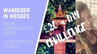 How Expensive is Laos - - - Living on £20 a DAY in Vientaine as a VEGAN - - - £20 a day challenge!!