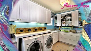 💕DIY ПРАЧЕЧНАЯ КОМНАТА/ПОСТИРОЧНАЯ/61 ИДЕЯ/LAUNDRY ROOM/Нанули Лада👍