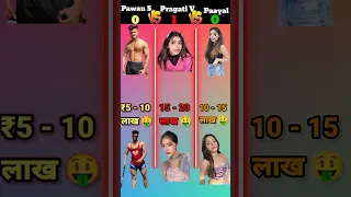 Pawan Sahu Vs Pragati Verma Vs Payal Jain ⚡#shorts #viral #ytshorts @pawansahu777 @PragatiVermaa