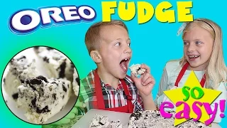 Oreo Cookies n Cream Fudge: Family Fun Pack Cooking