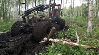 homemade forwarder (Latvia)