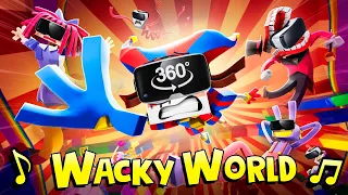 The Amazing Digital Circus Music Video  - Wacky World VERSION B in Christmas Fair 360º VR