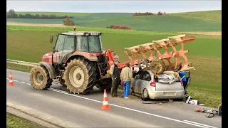 accident de tracteur