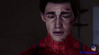 spider-man pizza theme played over spider-man ps4's ending