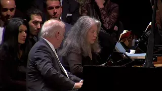 Barenboim & Argerich : Mozart Sonata for Two Pianos, K.448