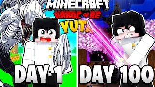 I Survived 100 Days as YUTA OKKOTSU in Jujutsu Kaisen Minecraft!