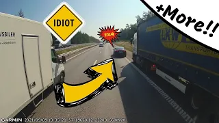 Angry Tesla Driver Brake Checks Two (!) Trucks! + More!