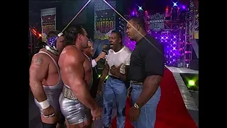 Harlem Heat confront Steiner Brothers during Promo & a Brawl Breaks out! 1997 (WCW)