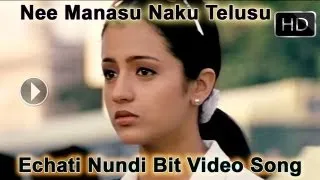 Nee Manasu Naku Telusu - Echati Nundi Vachavo Bit Video Song