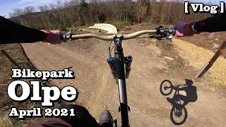 Bikepark Olpe April 2021 | extrem gelungener Saisonstart!  feat. Trail Büffel + Jennifer [Vlog]