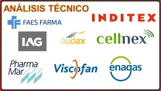 ✔Análisis Técnico❌ 02/08 INDITEX, FAES FARMA, CELLNEX, ENAGAS, AUDAX, VISCOFAN, IAG, PHARMA MAR