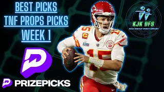 PRIZEPICKS NFL WEEK 1 TNF PLAYER PROPS PICKS | NFL WEEK 1 THURSDAY NIGHT FOOTBALL