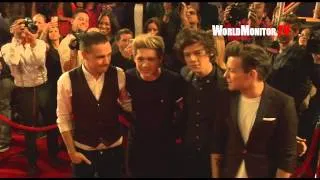 'One Direction' Band arrive to screaming fans at The X Factor Season 2 Finale