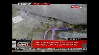 QRT: Dalawa kabilang ang lalaking 16-anyos, patay sa pamamaril