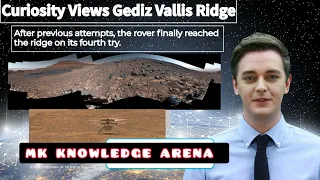 NASA’s Curiosity Views Gediz Vallis Ridge;NASA captured this 360-degree;Curiosity Mars rover reached