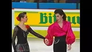 Ekaterina Svirina and Sergei Sakhnovski 1993/1994 World Junior (Colorado Springs) Free Dance