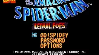 SNES The Amazing Spider-Man: Lethal Foes