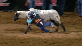 Mutton Bustin' highlights | San Antonio Rodeo | Feb. 14, 2024