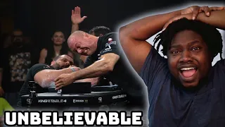 REACTING TO GEORGIAN HULK *Levan Saginashvili* DESTROYING *Devon Larratt* IN ARM WRESTLING BATTLE