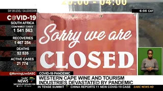 COVID-19 Pandemic | Western Cape wine and tourism industries devastated by pandemic