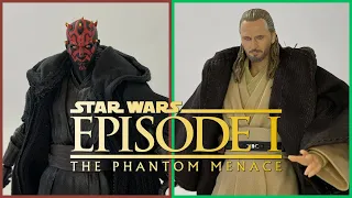 S.H.Figuarts Star Wars Darth Maul & Qui Gon Jin Review (Very Decent)