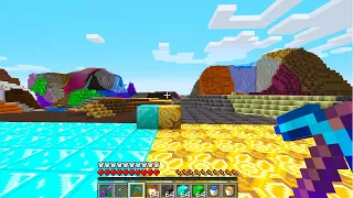 Minecraft pero cada chunk es un bloque diferente - Minecraft Pero #4