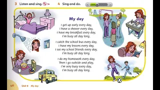 Class book /Unit 6/lesson 3(My day)