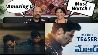 Major Teaser | Telugu | Adivi Sesh | Sobhita | Saiee Manjrekar | Mahesh Babu | Sashi Tikka |Reaction