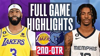 Los Angeles Lakers vs Memphis Grizzlies HIGHLIGHTS 2nd - QTR HD | 2024 NBA season | 3/27/2024