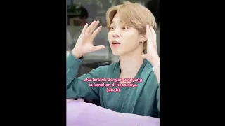 siapakah sosok wanita berhijab yang jadi rebutan member BTS ( jimin dan jongkook )