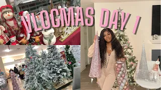 Vlogmas Day 1: christmas shopping with me + decor reveal💕