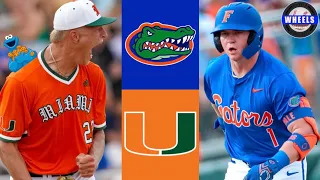 #4 Florida vs Miami Highlights (Game 2) | 2024 College Baseball Highlights