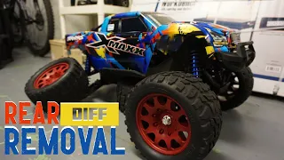 Traxxas Xmaxx Rear differential Fluid change. Continuation from last video