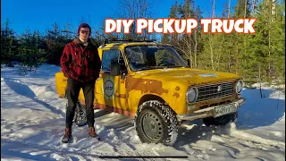 ПОСТРОИЛ ПИКАП ИЗ ЖИГУЛЕЙ СВОИМИ РУКАМИ | DIY PICKUP TRUCK FROM VAZ 2101