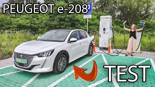 Elektryczny PEUGEOT e-208 | Cała prawda o nim! | TEST