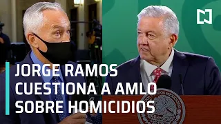 Jorge Ramos cuestiona a AMLO sobre los índices de violencia en México - En Punto