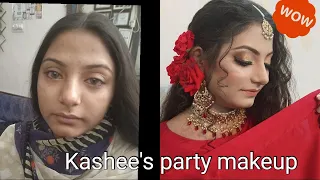 Kashee's party makeup tutorial | HD makeup