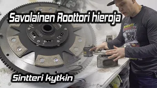 RX7 WANKEL ROOTTORI TIIVISTEIDEN HIONTA + VIERAILU AMW DYNOSERVICE